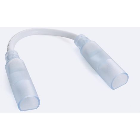 Connettore Doppio con Cavo Striscia LED Neon Regolabile 220V Circolare SFLEX14 Ø14 mm