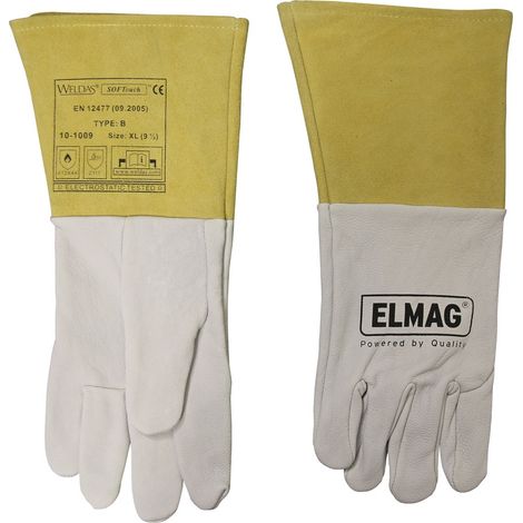 Weldas 5-Finger-Schweißerhandschuh 10-1009, Gr. 9 (1/3)