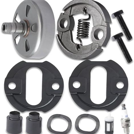 Kit embrayage 12 pièces – Accessoire pour débroussailleuse Stihl FS89, FS91, FS94, FS111, FS131, KM91, KM131 – Coupe précise et durable – Dtekgaz (1/2)