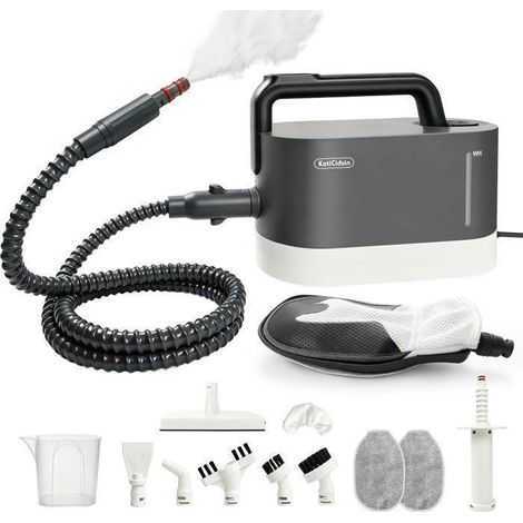 Nettoyeur à vapeur - KOTICIDSIN - Modèle à main - 1200W - Réservoir 1000 ml - 14 accessoires (1/5)