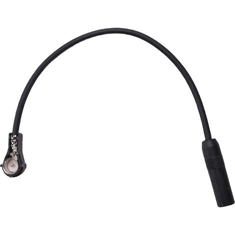 Antenne radio AM/FM/DAB pour voiture, câble coaxial adaptateur 30 cm DIN 41585 vers prise pour autoradio intelligent (1/5)