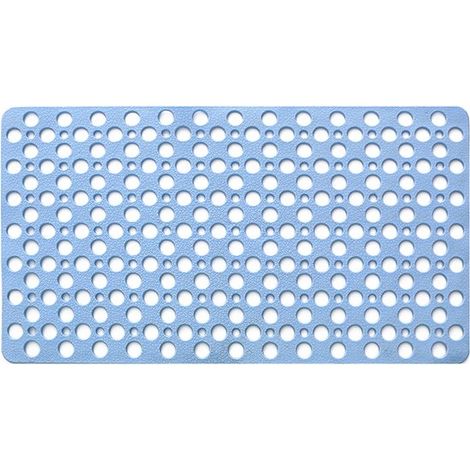 Tappetino da doccia antiscivolo e antimuffa da 70 x 38 cm in morbido TPE con fori di drenaggio e ventosa, tappetino in gomma antiscivolo per anziani (1/5)