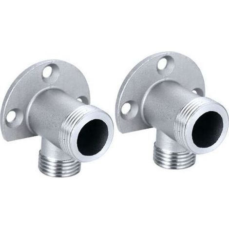 Kit d'installation pour robinetterie apparente et système de douche extérieure – Conversion d'une installation encastrée en installation en saillie – Mitigeur thermostatique 1000 pcs (1/4)