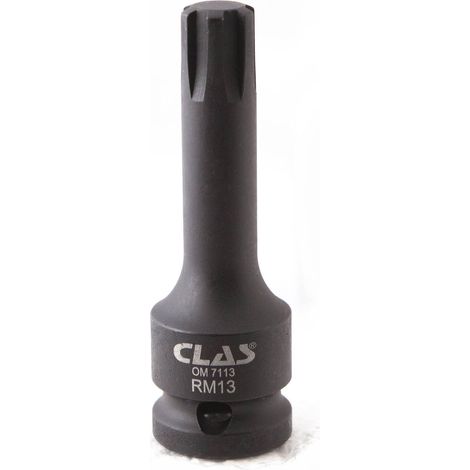 Douille embout choc ribe M13 L.78mm 1/2'' Cr-Mo - SA 0457 - CLAS Equipements