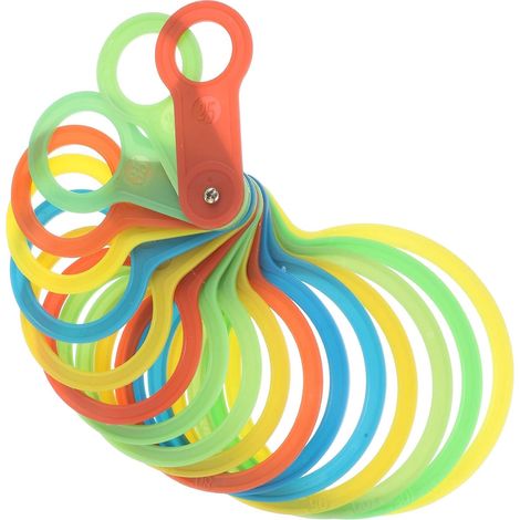 1 Set Anneau de Mesure Fruit et Cercle de Classement des Fruits en Plastique Facile à Nettoyer Améliore L'efficacité des Producteurs D'oranges et Pêches (1/5)