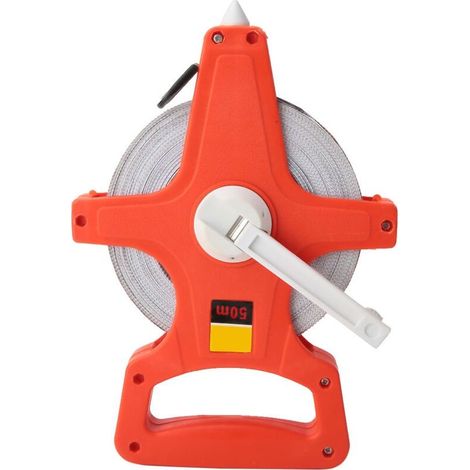 Mètre Ruban 50 M d'Arpenteur Décametre en fibre de Verre 50 M Flexométre Professionnel. (1/5)