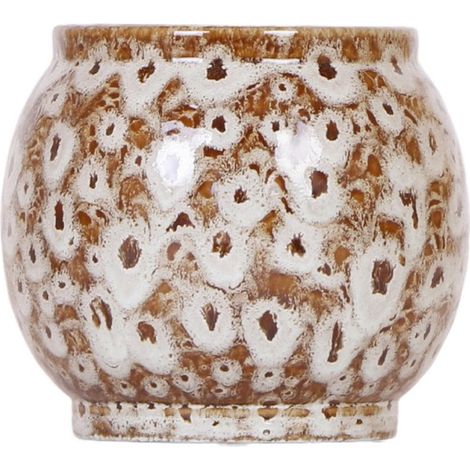 Cache-pot en Céramique pour Plantes d'Intérieur Ø 9 cm - Pot de Fleurs Artisanal - PANGIVO (1/3)