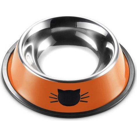 Ensemble de 3 Gamelles pour Chat en Acier Inoxydable Antidérapant Facile à Nettoyer Nourriture et Eau (1/3)