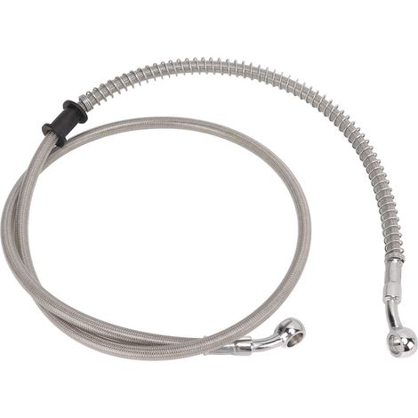 Tuyau de frein de moto, freinage sensible, bonne isolation thermique, couplage en acier tricoté pour moto générale, 120cm