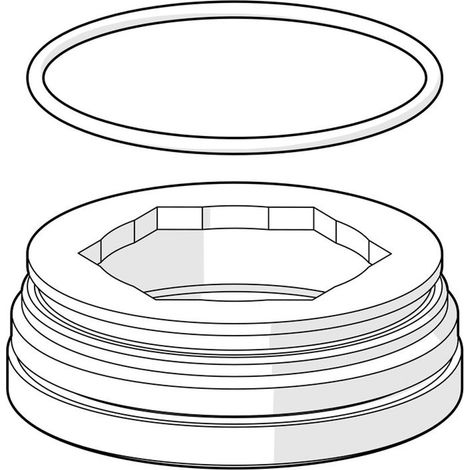 HANSA Anello di montaggio per rompigetto HANSA M24x1, SW17, (2019-), 59914744