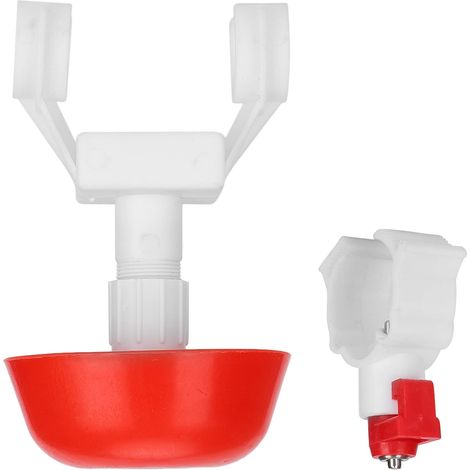 Distributeur d'eau réglable pour volaille avec mamelon automatique en (1/5)