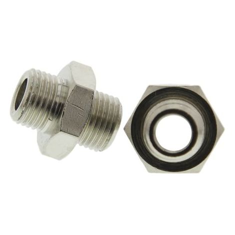 Adaptateur droit fileté Legris LF3000 vers G 1/8 Mâle G 1/8 Mâle ( Prix pour Paquet de 5 )