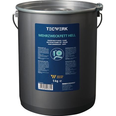 TECWERK Mehrzweckfett 5kg hell Eimer TECWERK