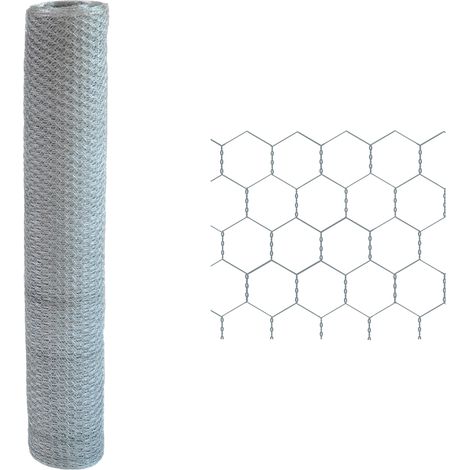 RETE TRIPLA TORSIONE ESAGONALE 25 x 3 Filo Ø mm. 0,8 - H. cm 200 x mt. 25  - SIDEX