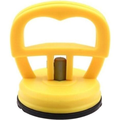 Jaune 58mm voiture indentation réparation extracteur force traction ventouse carrosserie panneau de réparation téléphone portable outil de montage d'écran (1/4)