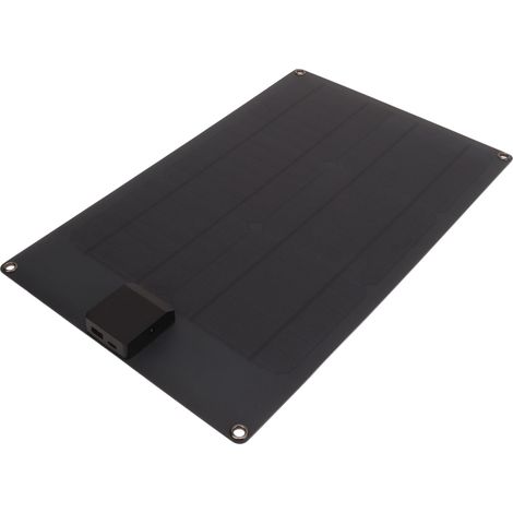 Panneau Solaire 25W 5V 18V Double Sortie Haut Rendement Étanche Chargeur de Batterie pour Voiture Bateau Remorque Camping-Car (1/5)