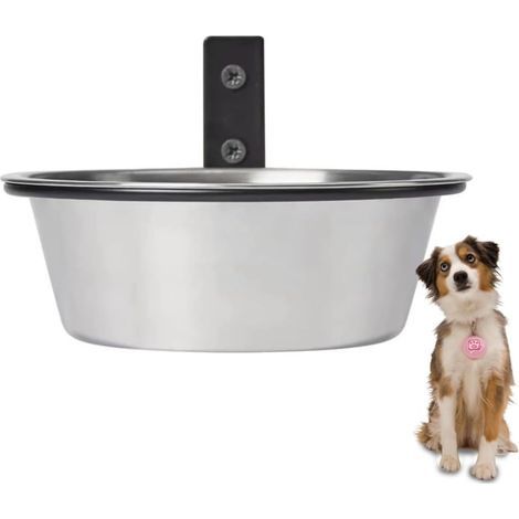 Gamelle murale pour chien, gamelles suspendues en acier inoxydable pour aliments pour animaux de compagnie, gamelle surélevée, gamelle pliable pour nourriture et eau pour animaux de compagnie, chat, c (1/5)