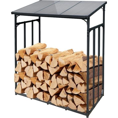 Range Bûches Extérieur 143 X 70 X 145. Idéal rangement bois de chauffage (1/3)