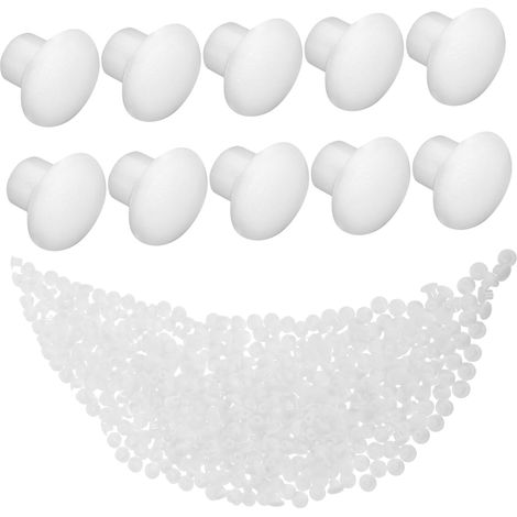 500 cache-vis ronds en plastique pour meubles, décoratifs trous (1/5)