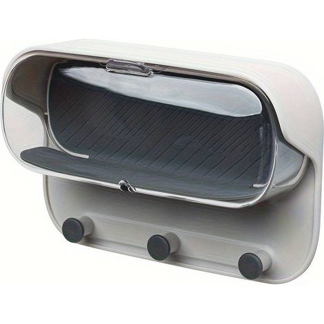 Étagère rangement murale transparente pliable - Boîte étanche bijoux/lunettes, sans perçage