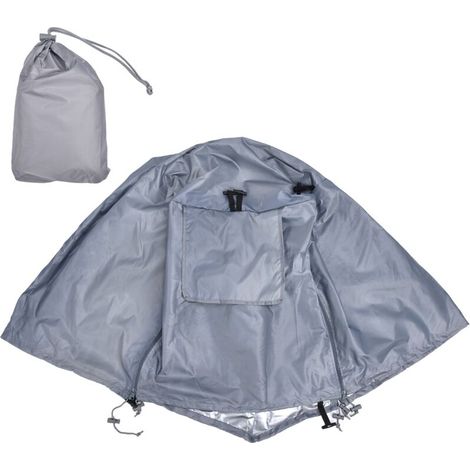Copertura in rete metallica per gabbia per cani, 109x76x74 cm, antipolvere, per gabbia per animali domestici, per protezione interna ed esterna, grigia -Crezuo