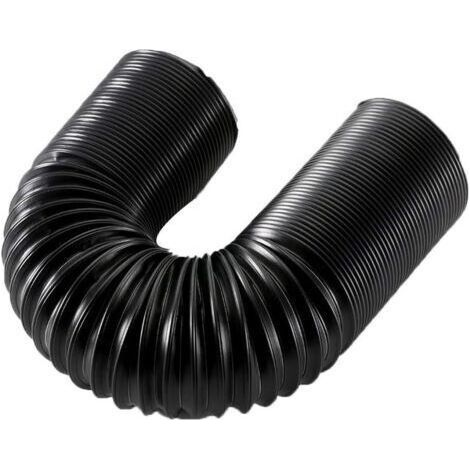 Tuyau d'admission d'air Automobile Universel ID 2,5 Pouces (63mm) Tuyau de Conduit d'expansion Flexible d'admission d'air modifié s'étendant jusqu'à 1 mètre (1/5)