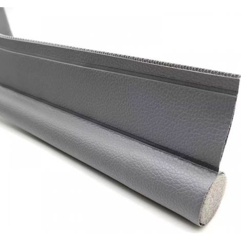 1pc 96cm（grey）One-sided Door Bottom with Self-Adhesive Seal Weather Stripping Door Seal Strip Door Draft Stopper Protection Against Drafts and Noise (1/3)