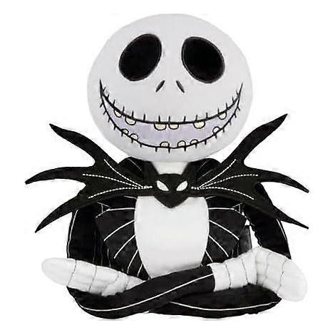 Décoration de sapin de Noël Hallmark « L'Étrange Noël de Monsieur Jack », Jack Skellington, noir et blanc (1/4)