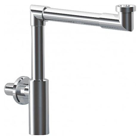 Siphon de lavabo apparent télescopique chromé - TRES 16110362 (1/3)