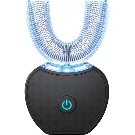 Brosse à dents électrique sonique avec poils souples et têtes de rechange [JUN]-AquaForge