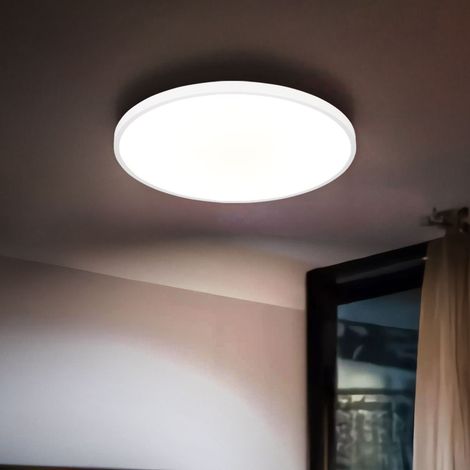 Deckenlampe Deckenleuchte Wohnzimmerlampe LED Flurlampe weiß Backlight D 23 cm