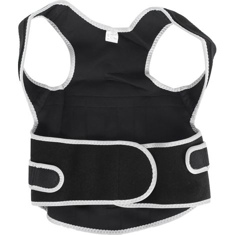 Correcteur de posture adulte respirant, ceinture de soutien lombaire et dorsale, redresseur de dos ajustable (1/5)