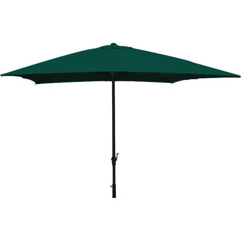 Parasol en métal et polyester vert 300x300 Vette 06781
