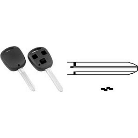 1PZ COVER CHIAVI PER AUTO TOYOTA TOY43BRS8 - TOY43BRS8 - 3 bottoni