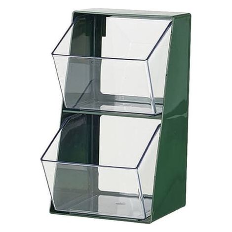 Boîte de rangement pour les amateurs de thé - Organiseur de bureau pour sachets de thé, convient également aux capsules de café, au thé au lait instantané et au rangement de bureau (vert) (1/3)