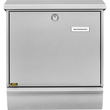 Briefkasten + Box COMFORT-SET 91300 SI Farbe silber (1/4)