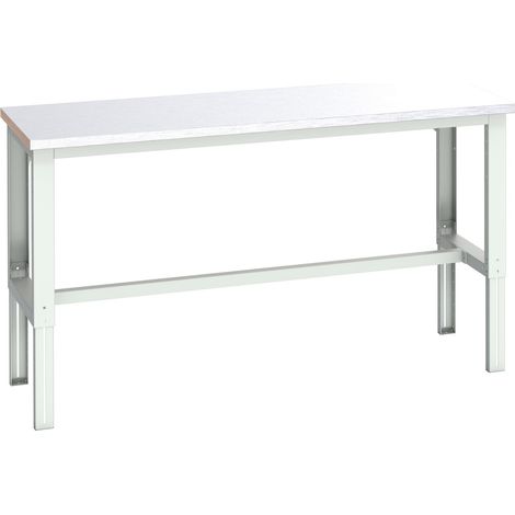 Bott 41003647.16V Cubio Adjustable Bench, Steel Clad Top 2000x 750mm BOT41003647