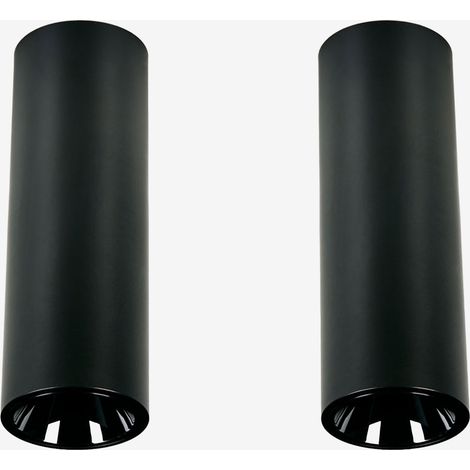 Pack de 2 apliques de techo LED de superficie redondos Ø5,7 cm en aluminio Luisiana SKLUM        (1/5)