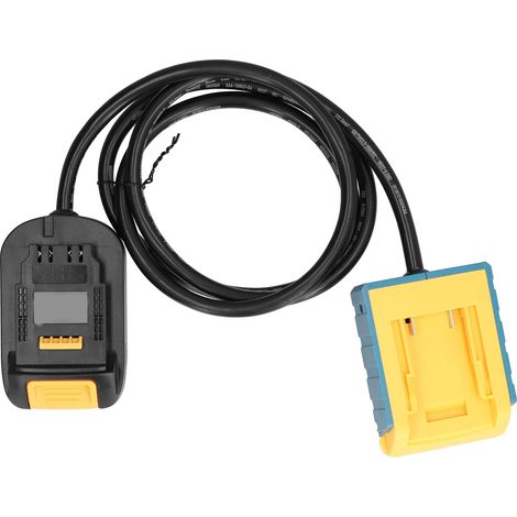 Adaptateur de batterie léger pour outil électrique, réducteur de poids au lithium, câble de rallonge 1,5 mètre, portable (1/5)