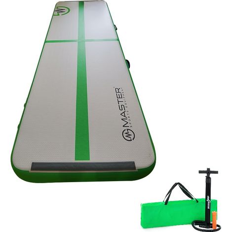 Pista acrobática Airtrack Master 300 x 100 x 20 cm - Verde (1/2)