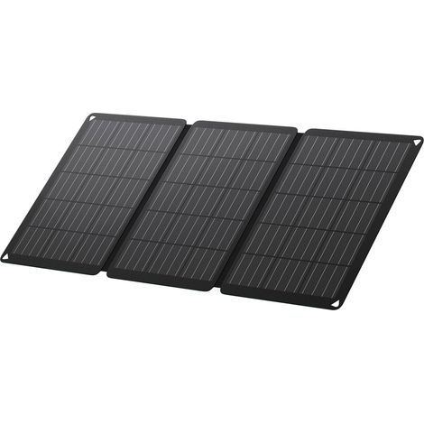 Panneau solaire pliable 30W - USB-C / USB-A / DC - SunPower - Étanche IP67 - Camping-car, voiture, abri de jardin, balcon (1/5)