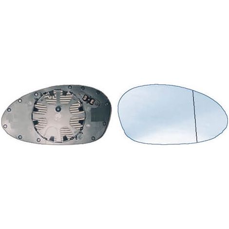 Verre de rétroviseur droit bleu chauffant BMW Série 1 E81-E87-E82-E88 2004-2010