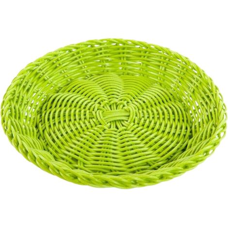 Sottopiatto in pvc lime, Ø23 cm (kit da 10)