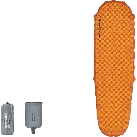 Colchoneta para dormir, ultraligera, con aislamiento de alto valor R, modelo New Standard Mummy. (1/2)