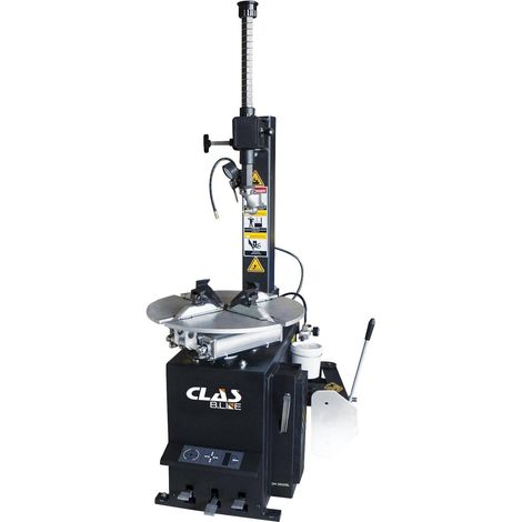 Clas – Démonte pneus semi-automatique 10"-21" 1 vitesse 230V – Pédalier ergonomique – Pression de service 8-10bar – Puissance 0.85-1.1kW