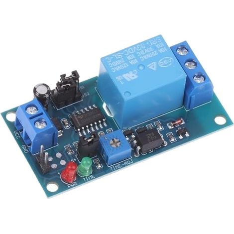 【Y】1 Module de relais temporisé réglable 2025 5V/12V CC