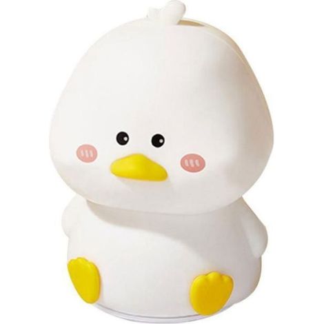 Veilleuse Canard - Silicone Souple - Lumière Chaude et RVB avec 4 Modes - Pour Chambre Enfant - 1 Pièce (1/5)