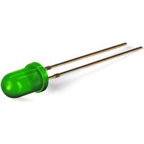 25 Led Standard 5mm - Vert Diffusant
