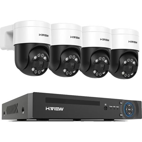 Système de caméra de sécurité CCTV, résolution 8MP, fonctionnalité PTZ, 5MP 4PCS Caméras, Aucun (1/2)