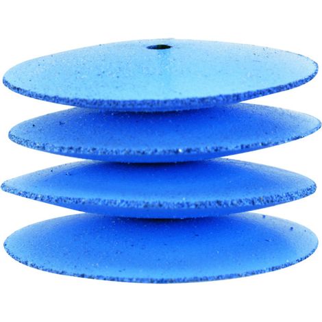 Proxxon Disque de polissage en silicone lentille, Ø 22 mm, 10 pièces avec support